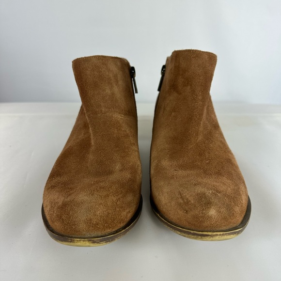 Lucky Brand Tan Suede Leather Ankle Boots (Size 7 1/2) - Picture 2 of 7